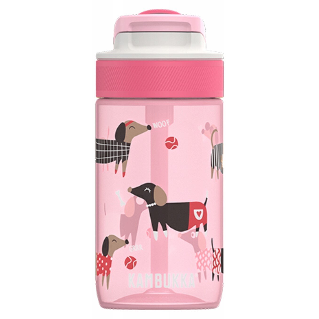 Fľaša na vodu detská LAGOON 400 ml, diva pes, tritán, Kambukka