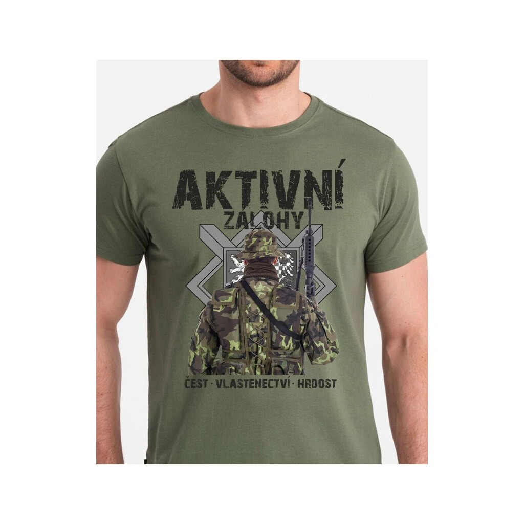 Tričko Striker Aktívne zálohy - olivové, M