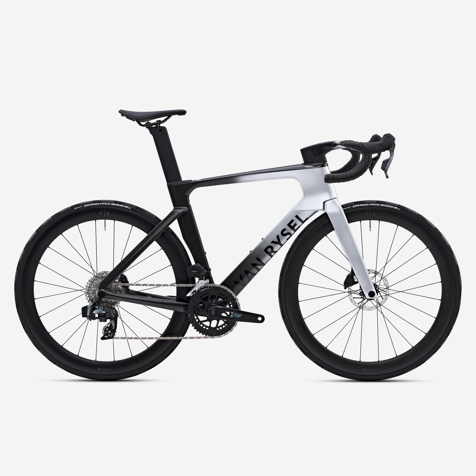 Cestný bicykel RCR-F Pro Sram Rival AXS E1 12 r. sivý