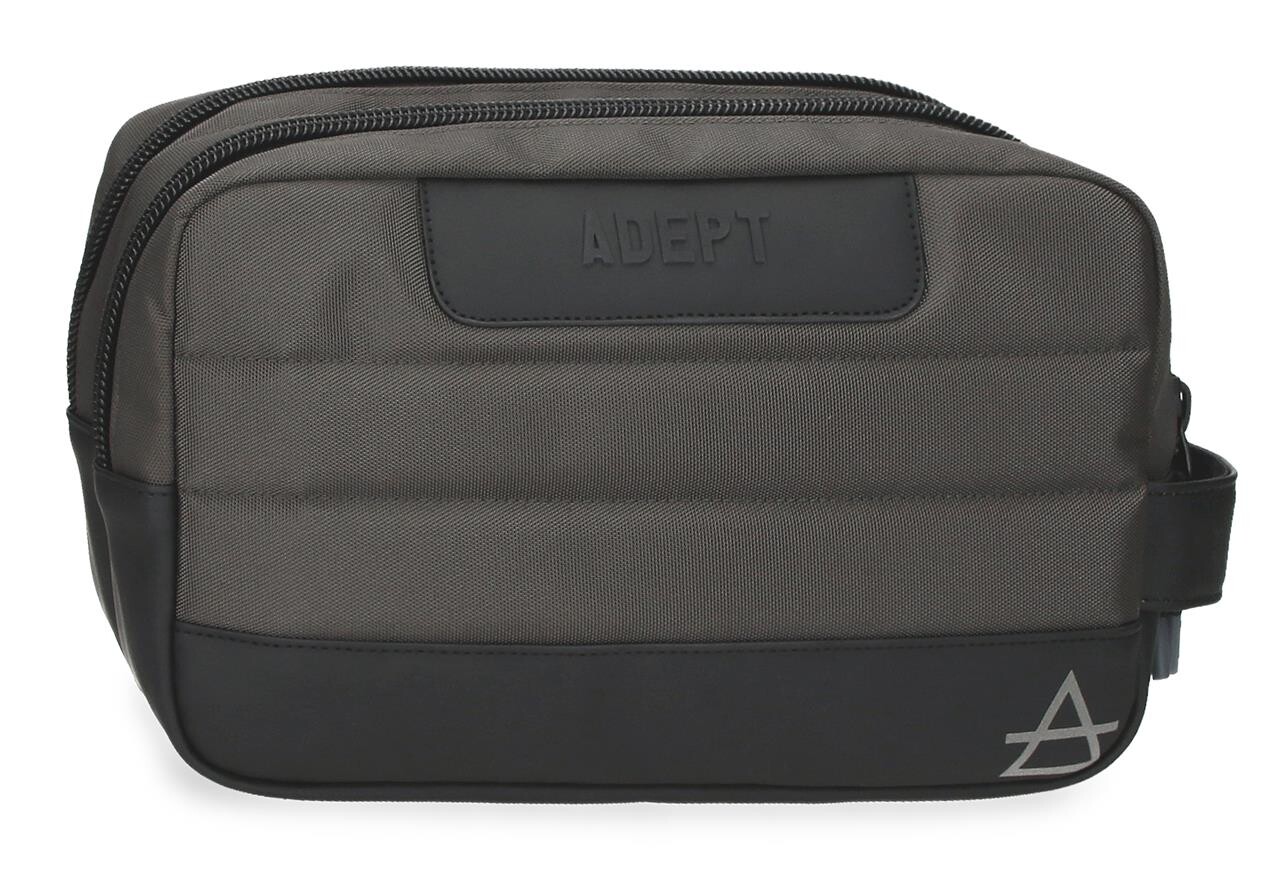 Pánska kozmetická taška Adept Dmas - sivá - 26 cm