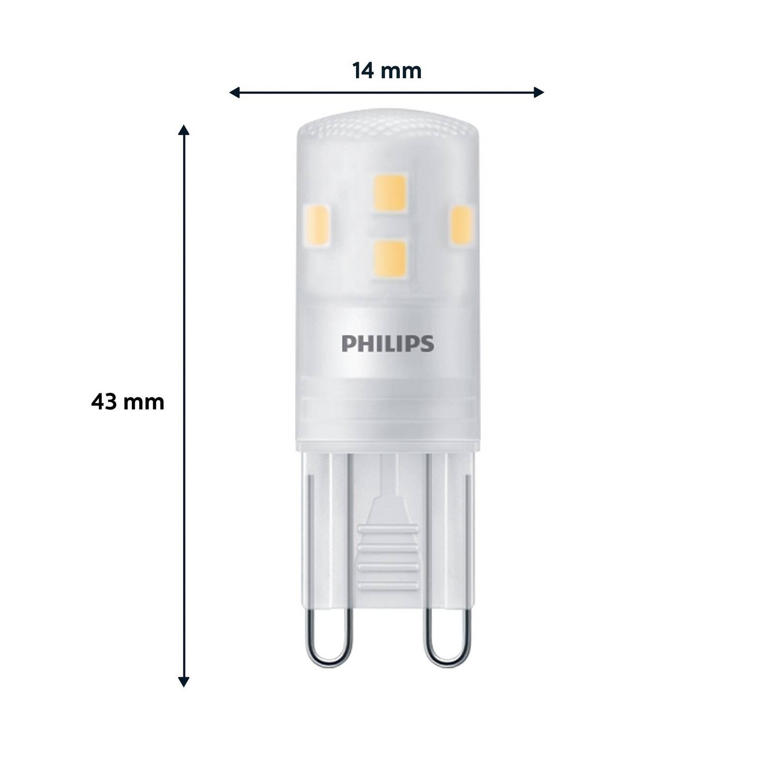 Philips LED žiarovka s päticou G9 1,9 W 220 lm 2700 K matná 3 ks