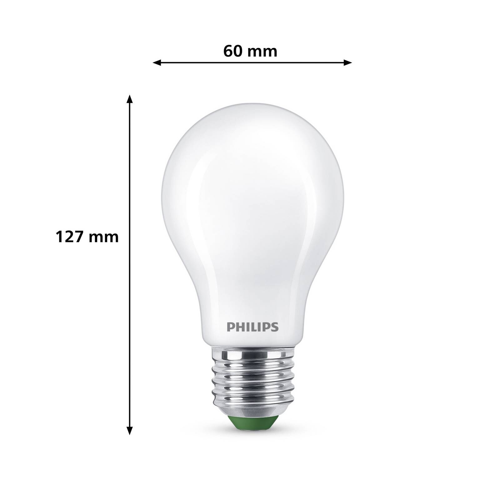 Philips E27 LED žiarovka A60 4W 840lm 2700K matná 3 ks balenie