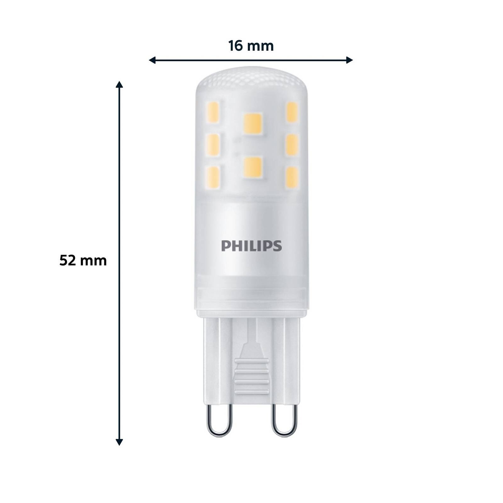 Philips LED žiarovka s päticou G9 3,7 W 470 lm 2700 K matná 6 ks