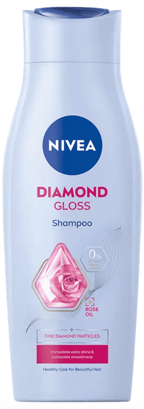 NIVEA DIAMOND GLOSS - Šampón pre oživenie mdlých a unavených vlasov 0,25 L