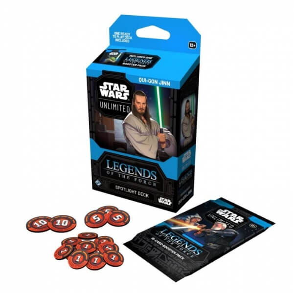 Fantasy Flight Games Star Wars: Unlimited TCG - Legends of the Force Spotlight Deck Qui-Gon Jinn