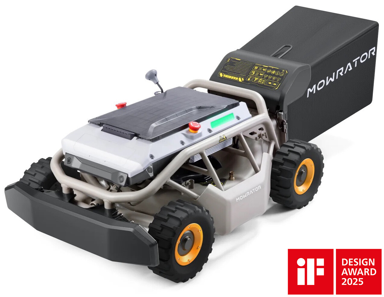 Diaľkovo ovládaná AKU kosačka Mowrator S1 4WD WIDE