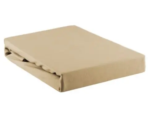 Prestieradlo Lycra 90x200 cm, orieškovo hnedé%