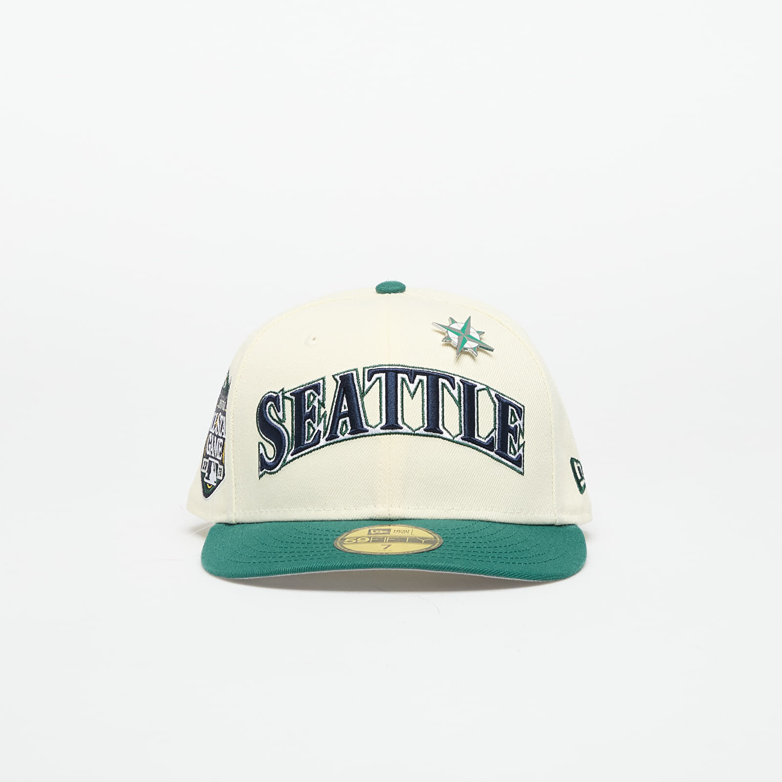 Šiltovka New Era Seattle Mariners 59FIFTY All Star Game Pin Pc Cap Light Cream/ Emg 7 1/4