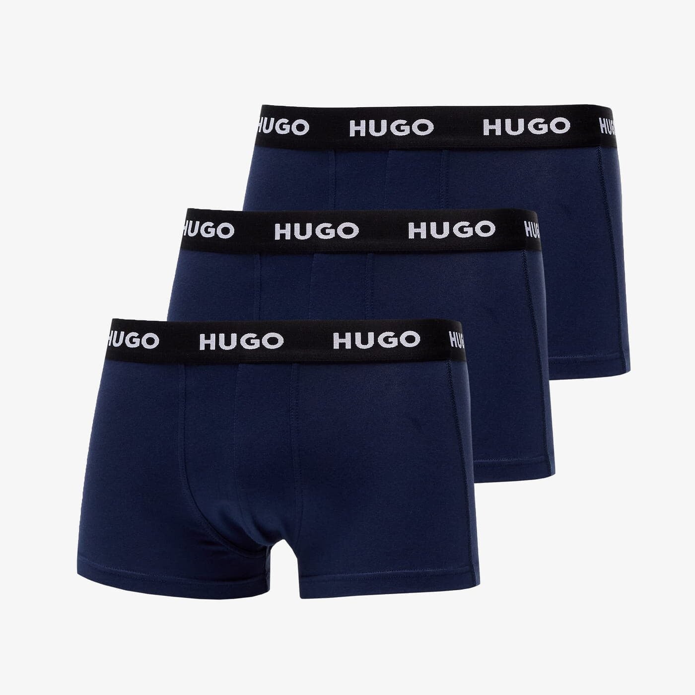 Hugo Boss Logo-Waistband Trunks 3-Pack Navy XL