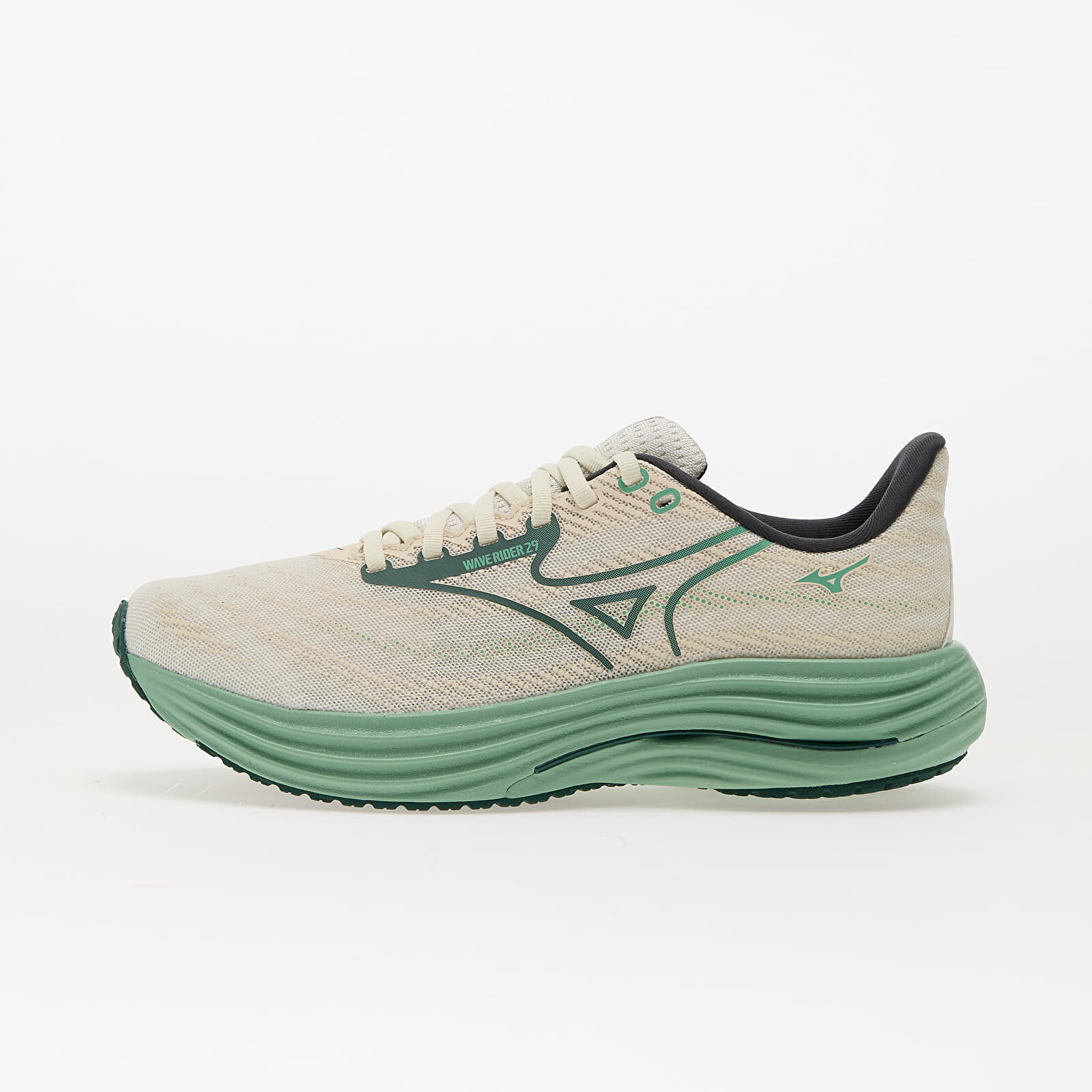 Tenisky Mizuno Wave Rider 29 (M) White/ Bistro Green/ Creme de Me EUR 40.5