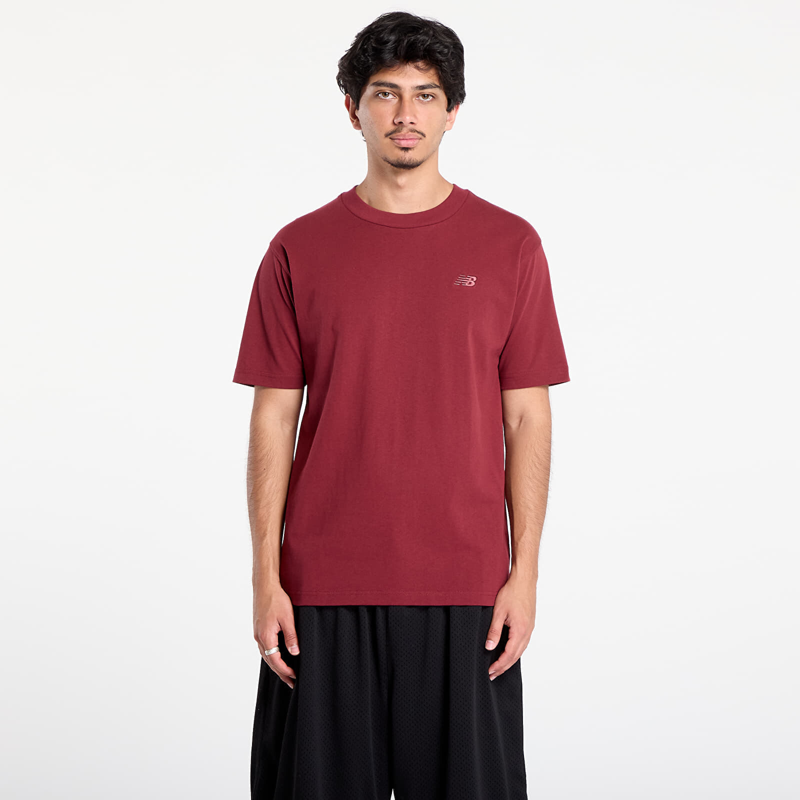 Tričko New Balance Athletics Cotton T-Shirt Bordeaux L