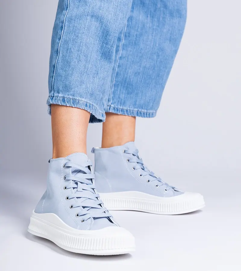 Gemre Modré tenisky na platforme Guerrino