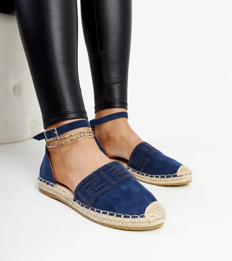 Gemre Hnedé espadrilky s ozdobou Aydan