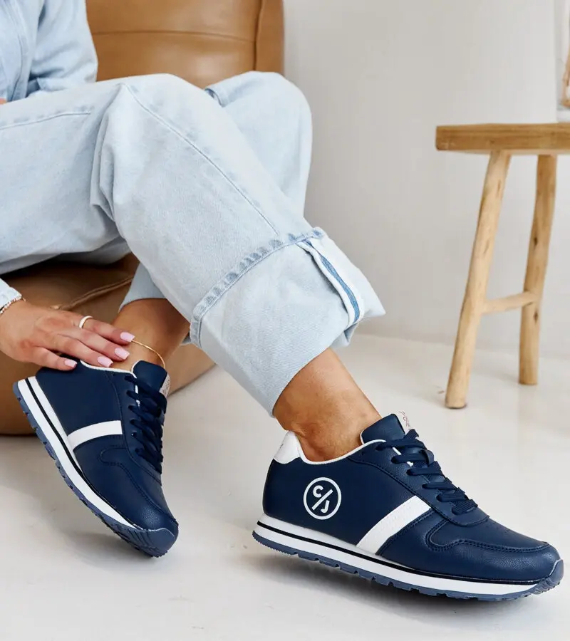 Modré dámske tenisky CROSS JEANS
