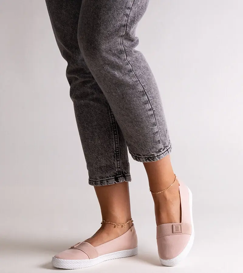 Women's white tennis shoes Big Star JJ274173