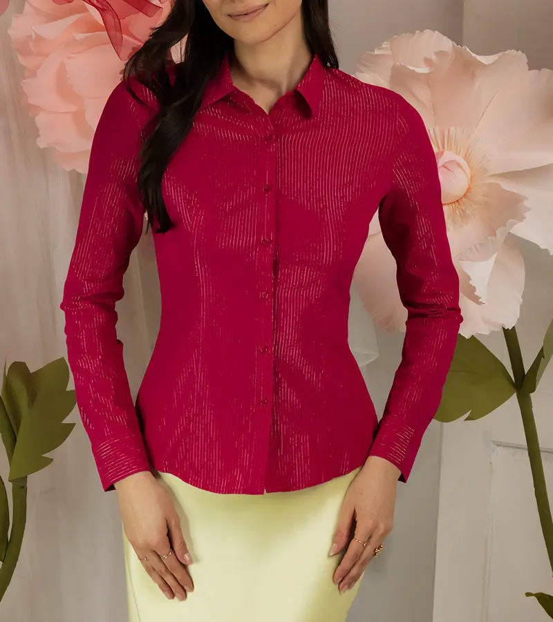 Gemre Ružová dámska košeľa Domma