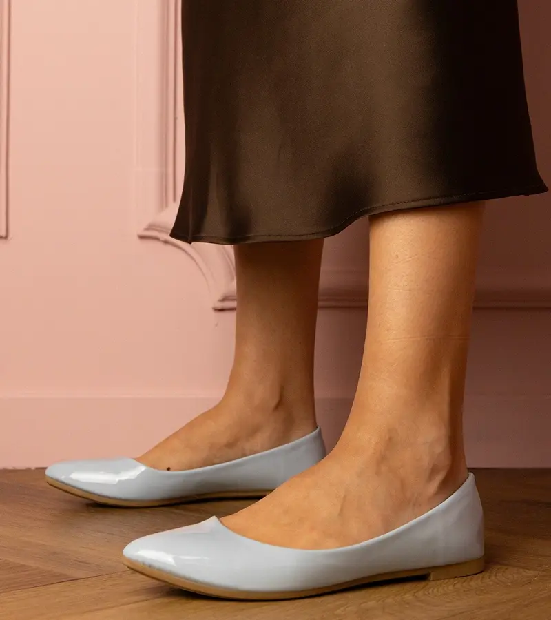 Gemre Modré lakované baleríny Kalius