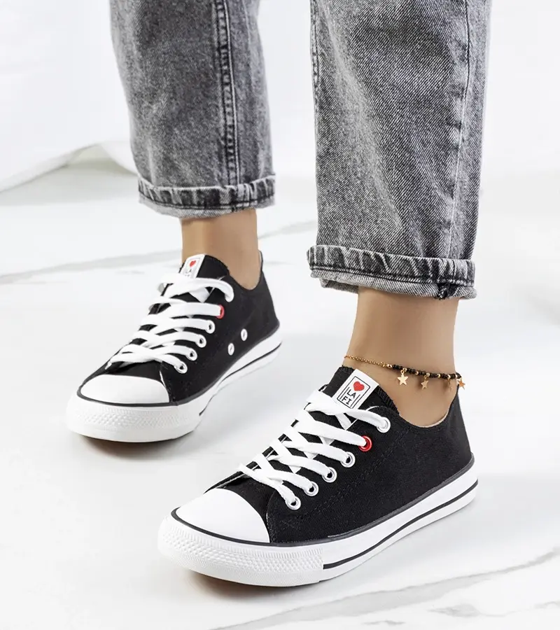 Gemre Čierne klasické tenisky pre ženy Kolind