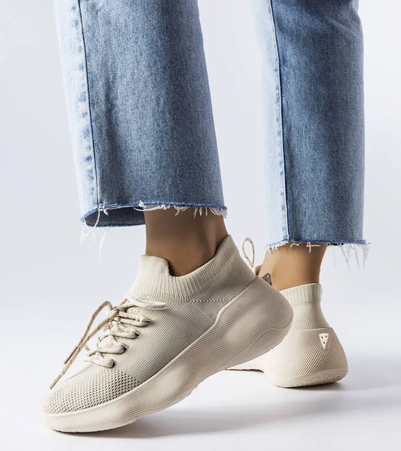 Gemre Športová obuv Lavallée z béžovej látky