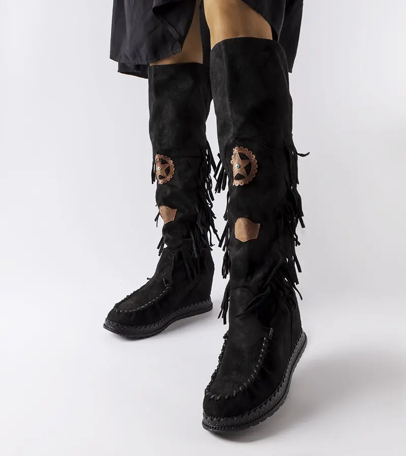 Gemre Čierne topánky na platforme Cascia