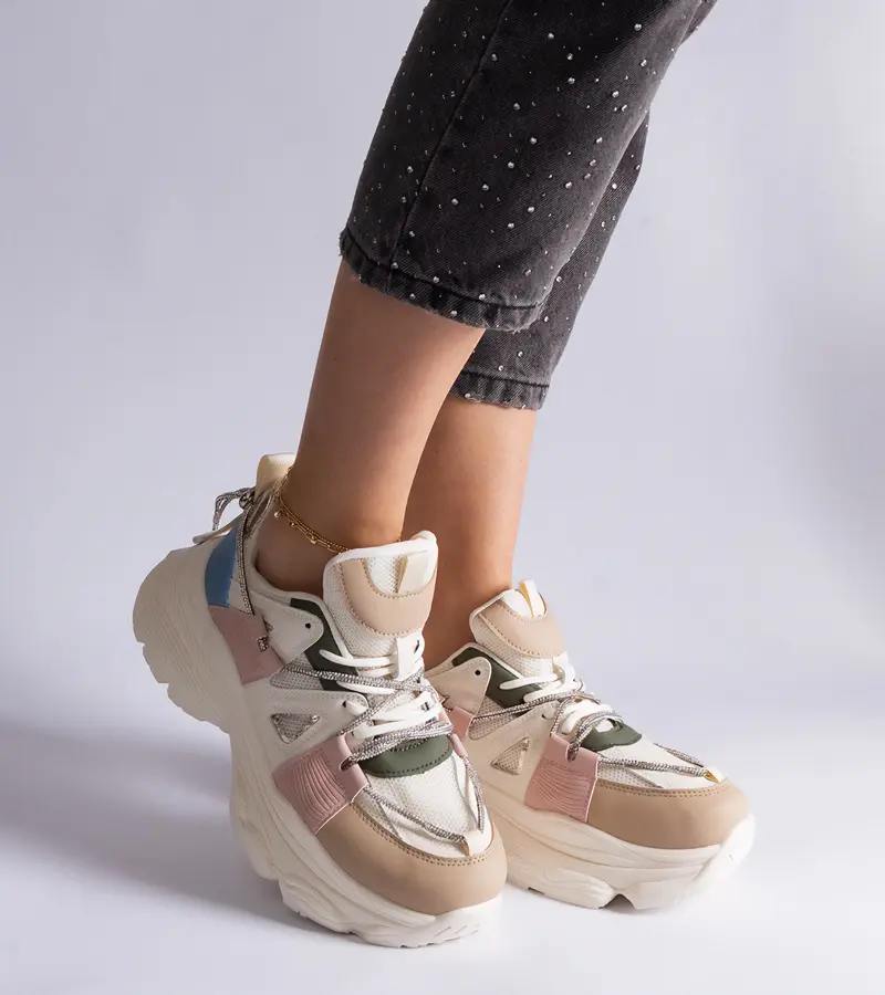 Gemre Viacfarebné dámske športové tenisky Ivett