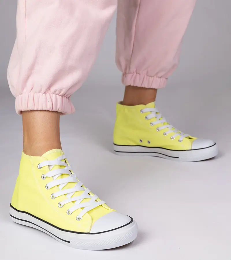 Gemre Žlté klasické členkové tenisky Kattin