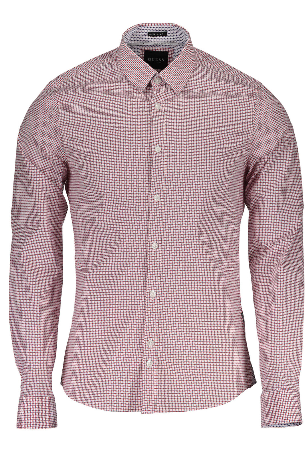 GUESS JEANS SHIRT LONG SLEEVES MAN WHITE