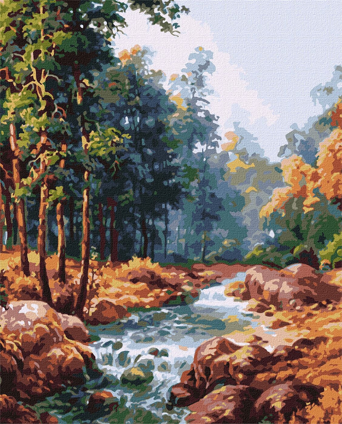 Ideyka Maľovanie podľa čísel - Karpatské povodie ©Sergey Lobach 40 x 50 cm