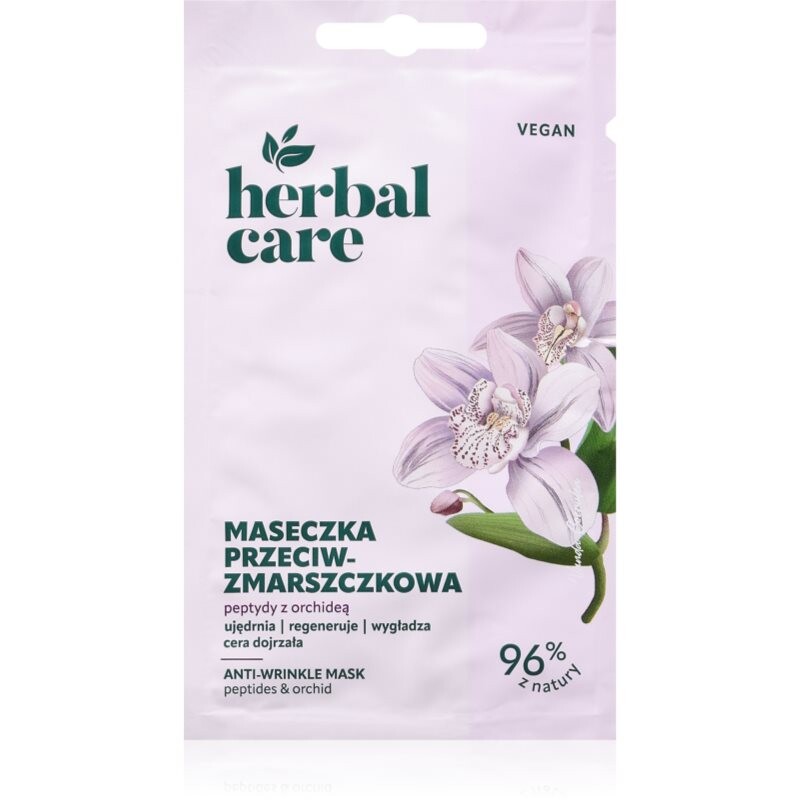 Farmona Herbal Care Peptides & Orchid plátenná maska 1 ks