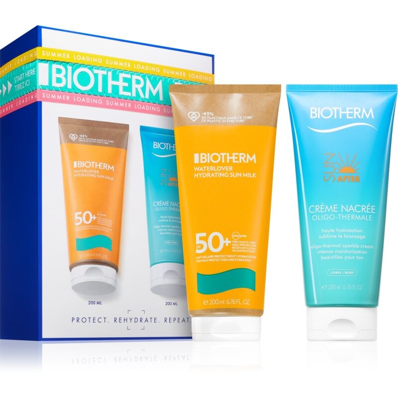 Biotherm Waterlover Hydrating Sun Milk SPF50+ darčeková sada pre ženy