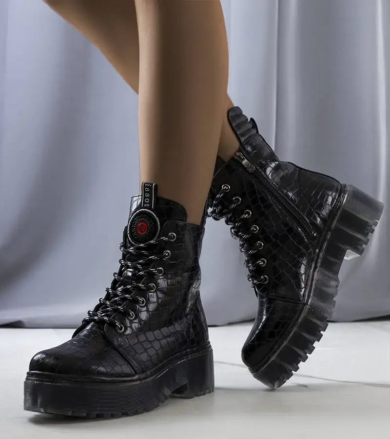 Gemre Black botki women's Aldino
