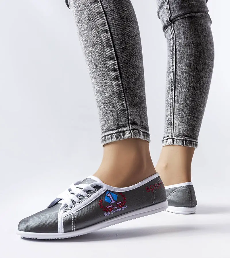 Gemre Šedé dámske tenisky Woodstock