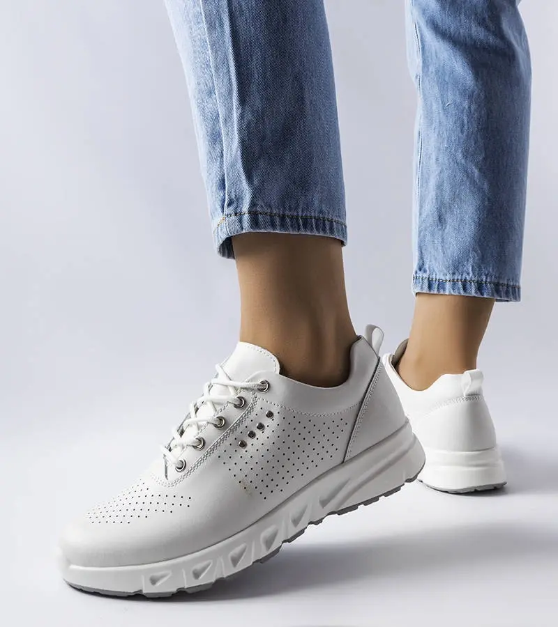 Gemre White trainers Justar