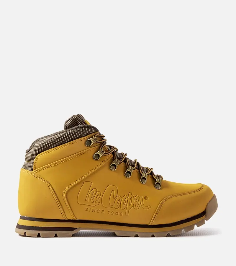 Lee Cooper - producent Žlté kožené topánky Lee Cooper