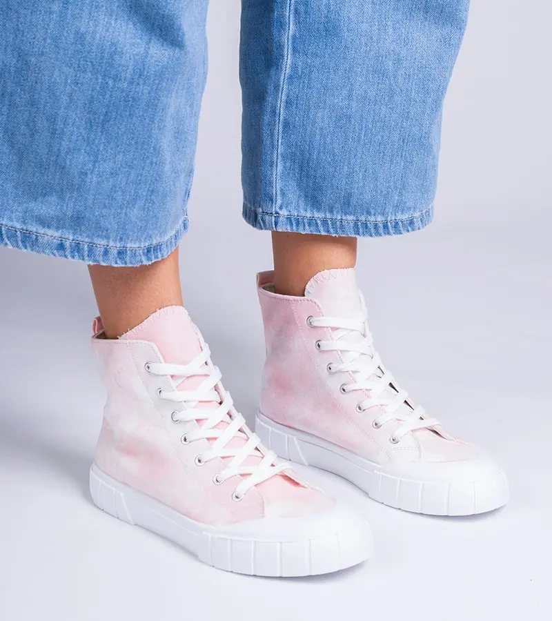 Gemre Ružové kotníkové tenisky Citta