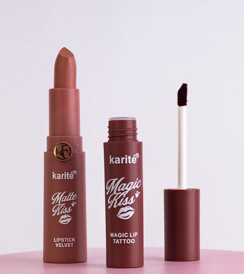 Gemre Magic Lip Tattoo 2-in-1 Set Karite 02# 4.5 ml+3.5 g