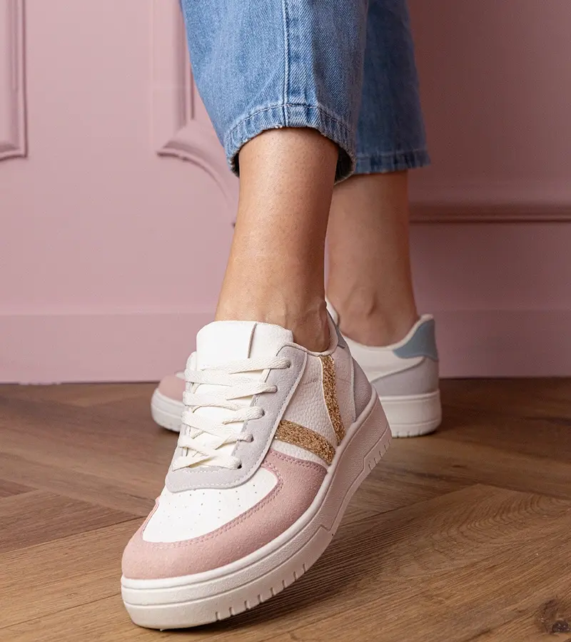 Gemre Viacfarebné tenisky zdobené trblietkami Blona