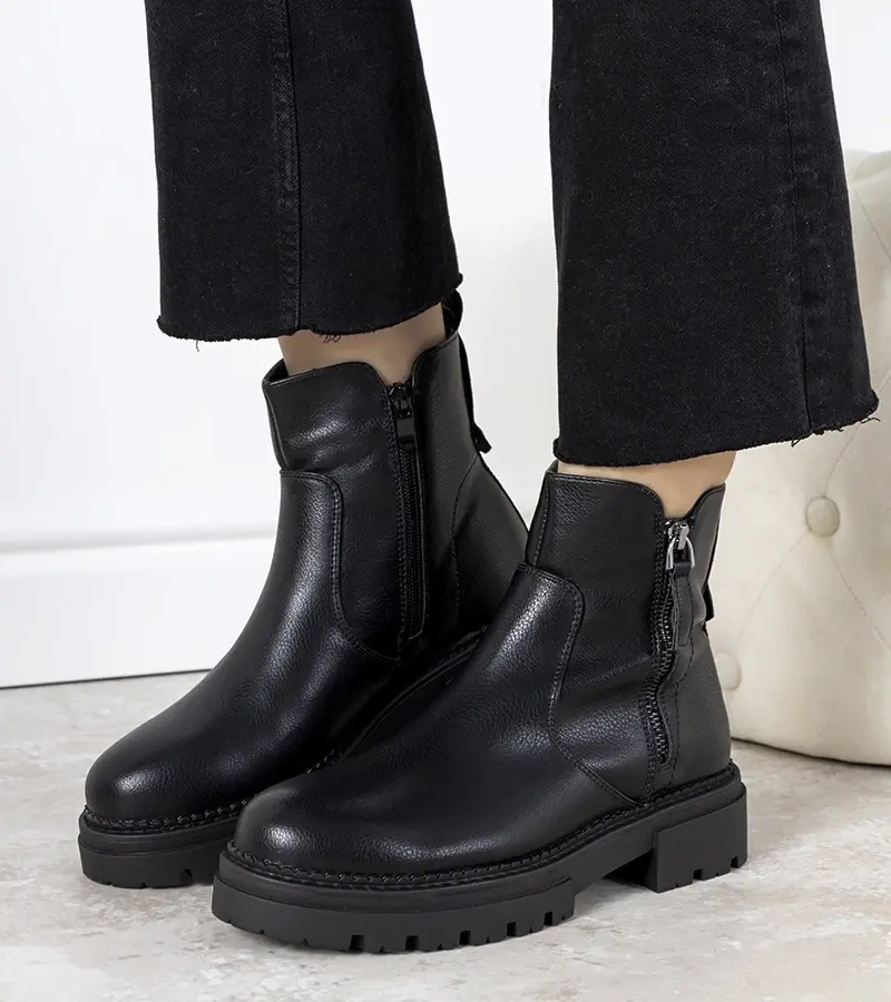 Gemre Black botki women's Victorine
