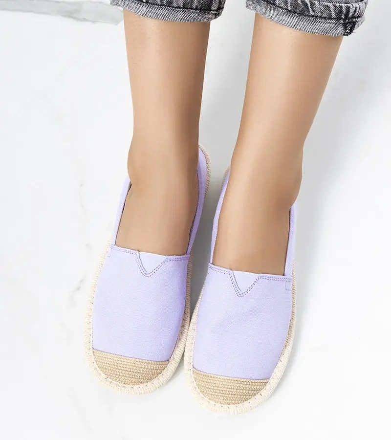 Gemre Dámske fialové espadrilky Tanner