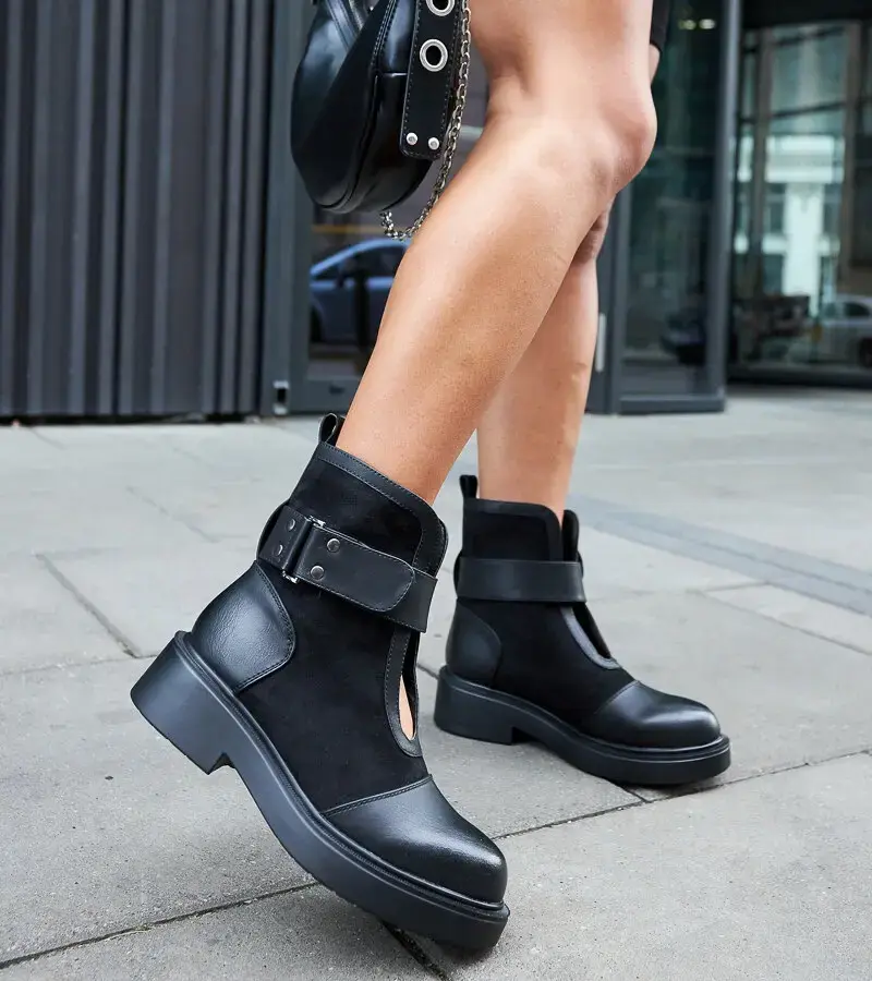 Gemre Black botki women's Elbika