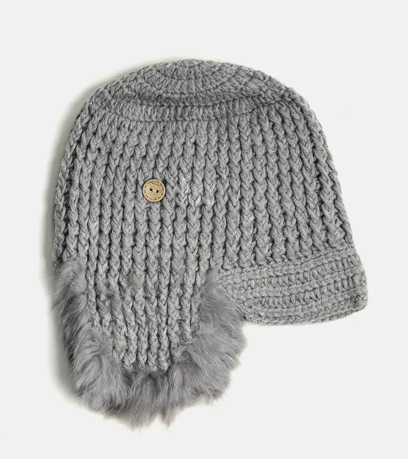 Gemre Šedá čiapka s chráničmi uší Zora