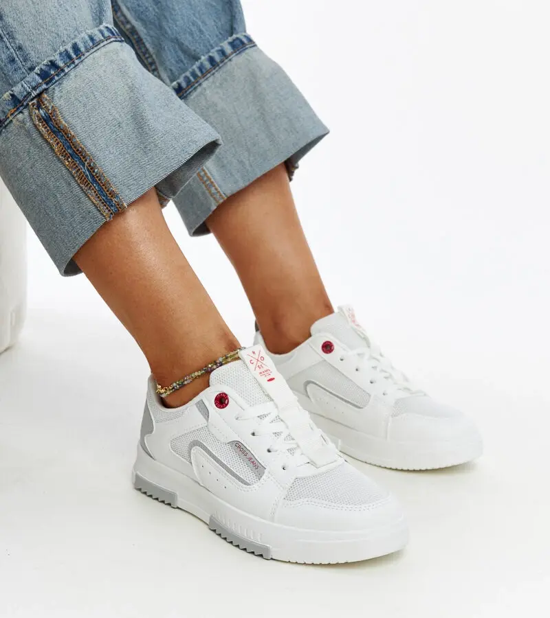 Biela dámska tenisky CROSS JEANS
