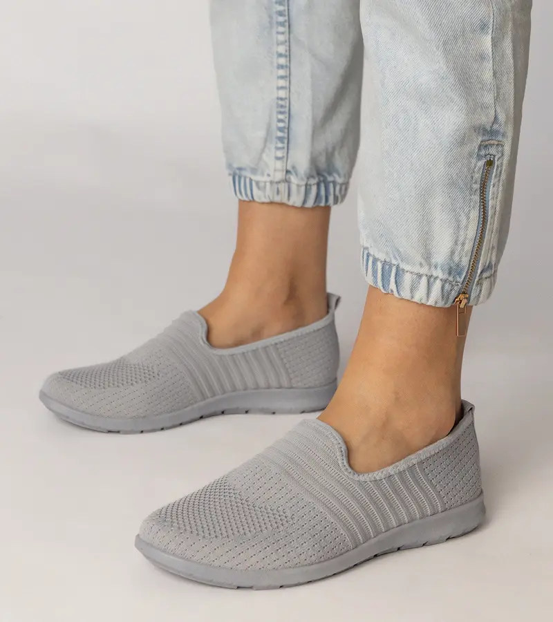 Gemre Sivé dámske tenisky Saris