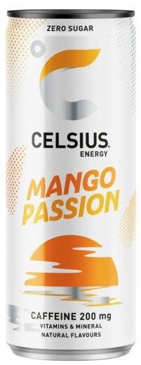 Celsius energy drink 355 ml - mango passion