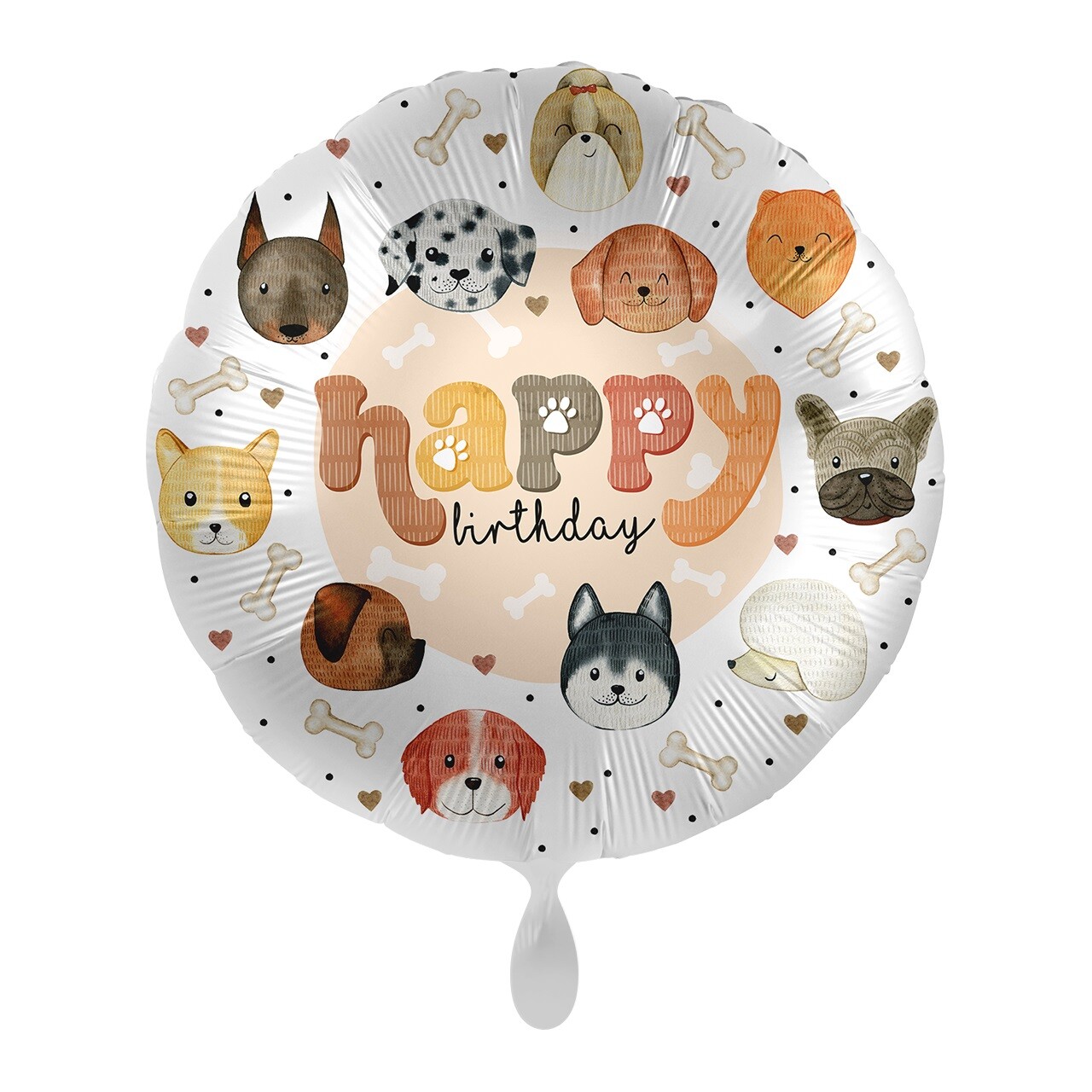 Premioloon Fóliový balón Happy Birthday - Psíkovia 43 cm
