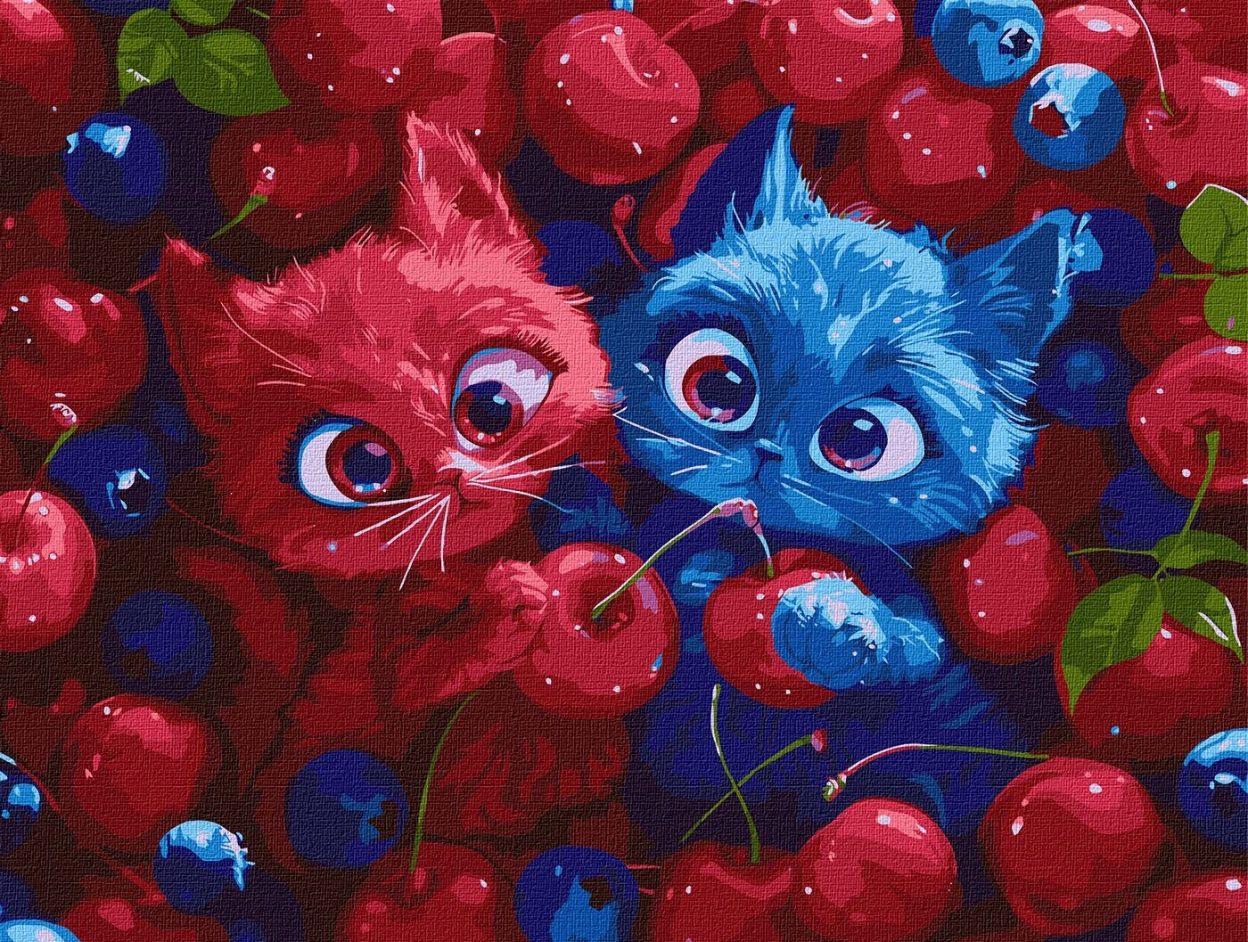Ideyka Maľovanie podľa čísel - Nadýchané bobule art_selena_ua 30 x 40 cm