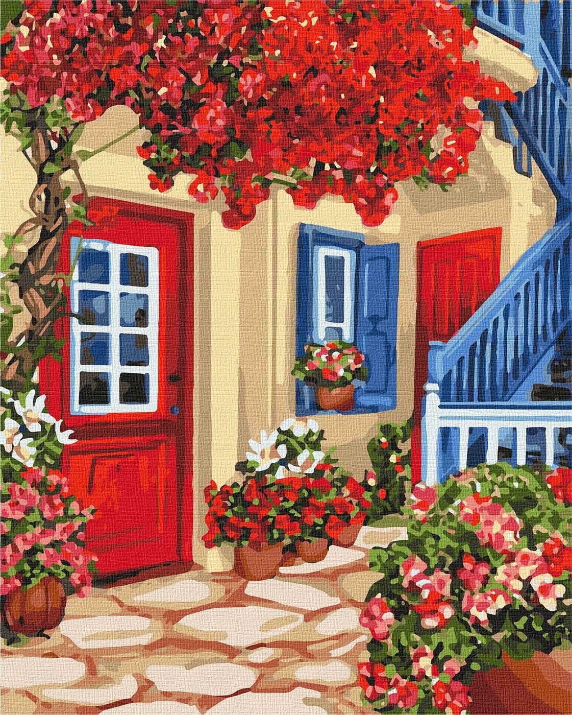 Ideyka Maľovanie podľa čísel - Prechádzka ulicami 40 x 50 cm