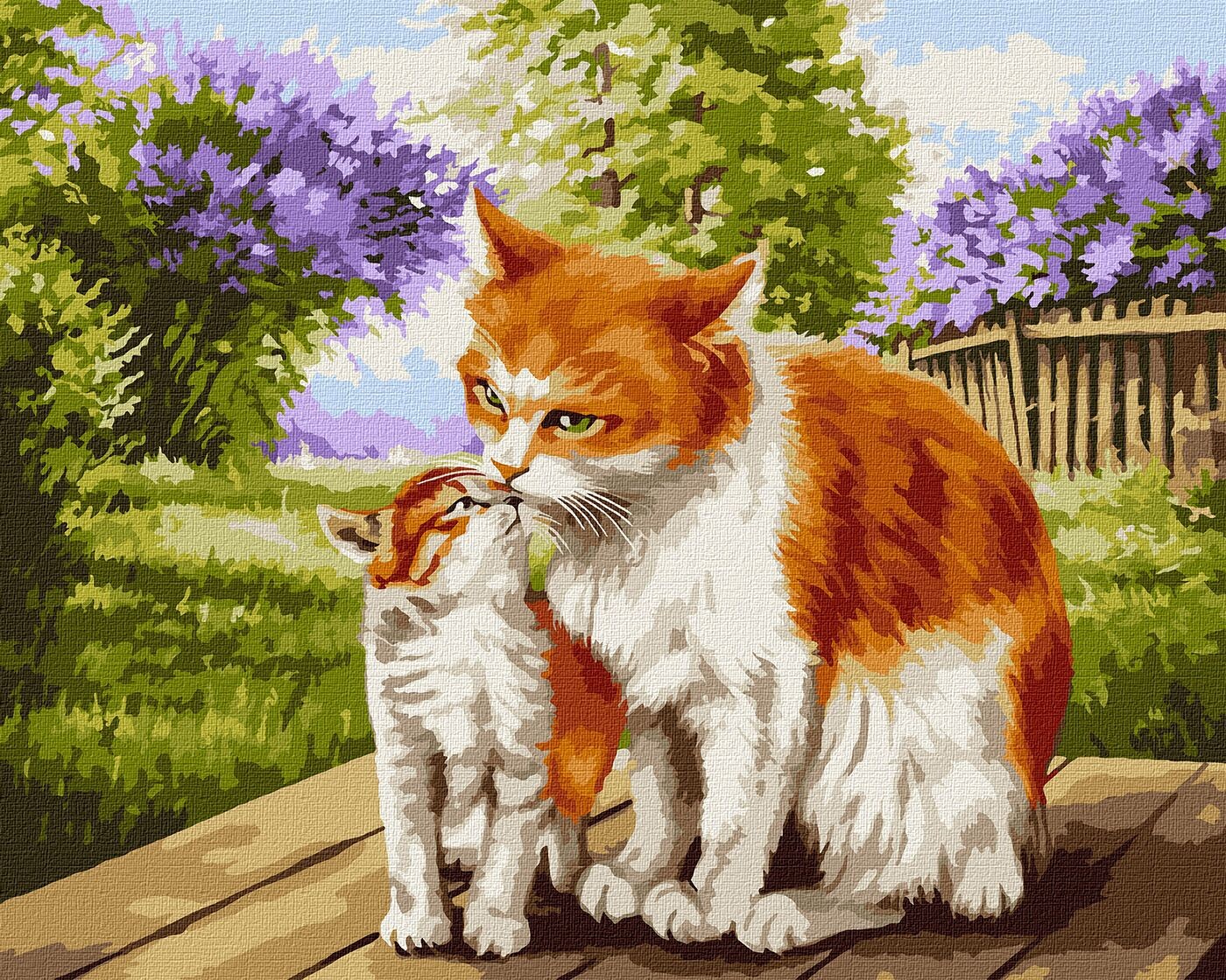 Ideyka Maľovanie podľa čísel - Matkino teplo ©Viktor Khomyak 40 x 50 cm