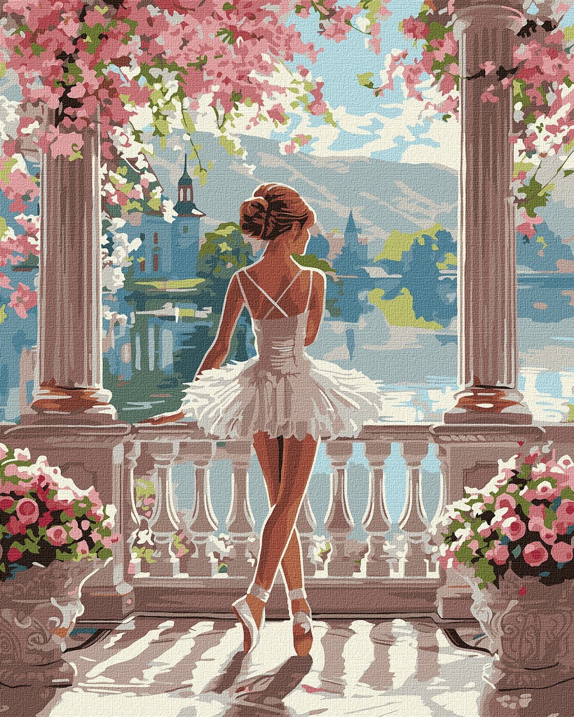 Ideyka Maľovanie podľa čísel - Úžasná baletka art_selena_ua 40 x 50 cm