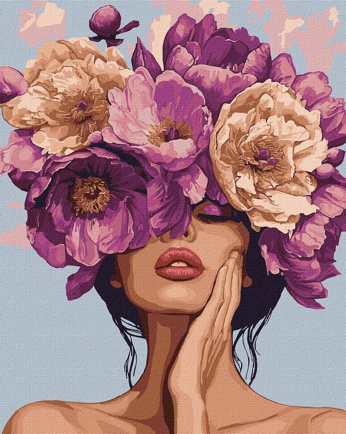 Ideyka Maľovanie podľa čísel - Kvetinová melódia victoria_art 40 x 50 cm